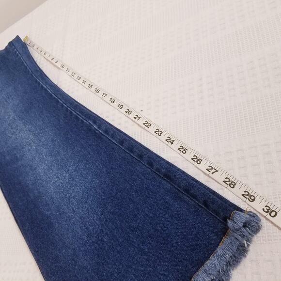 Vintage 90's L.A Blues Frayed Relaxed Bootcut Jeans - Picture 6 of 12
